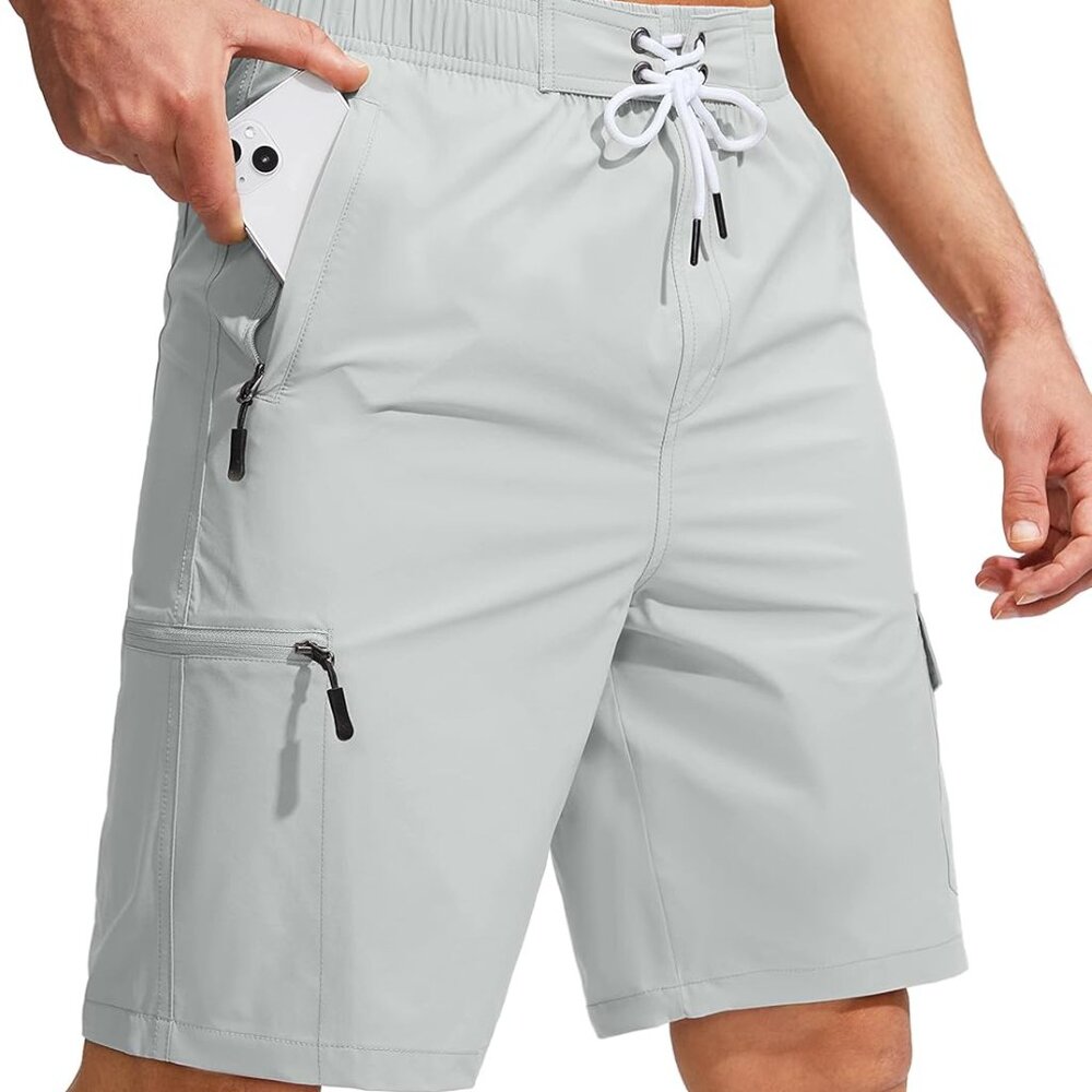 Men's Swim Trunks Quick Dry Board Shorts with 5 Pockets Swimsuit Swimwear for Me
